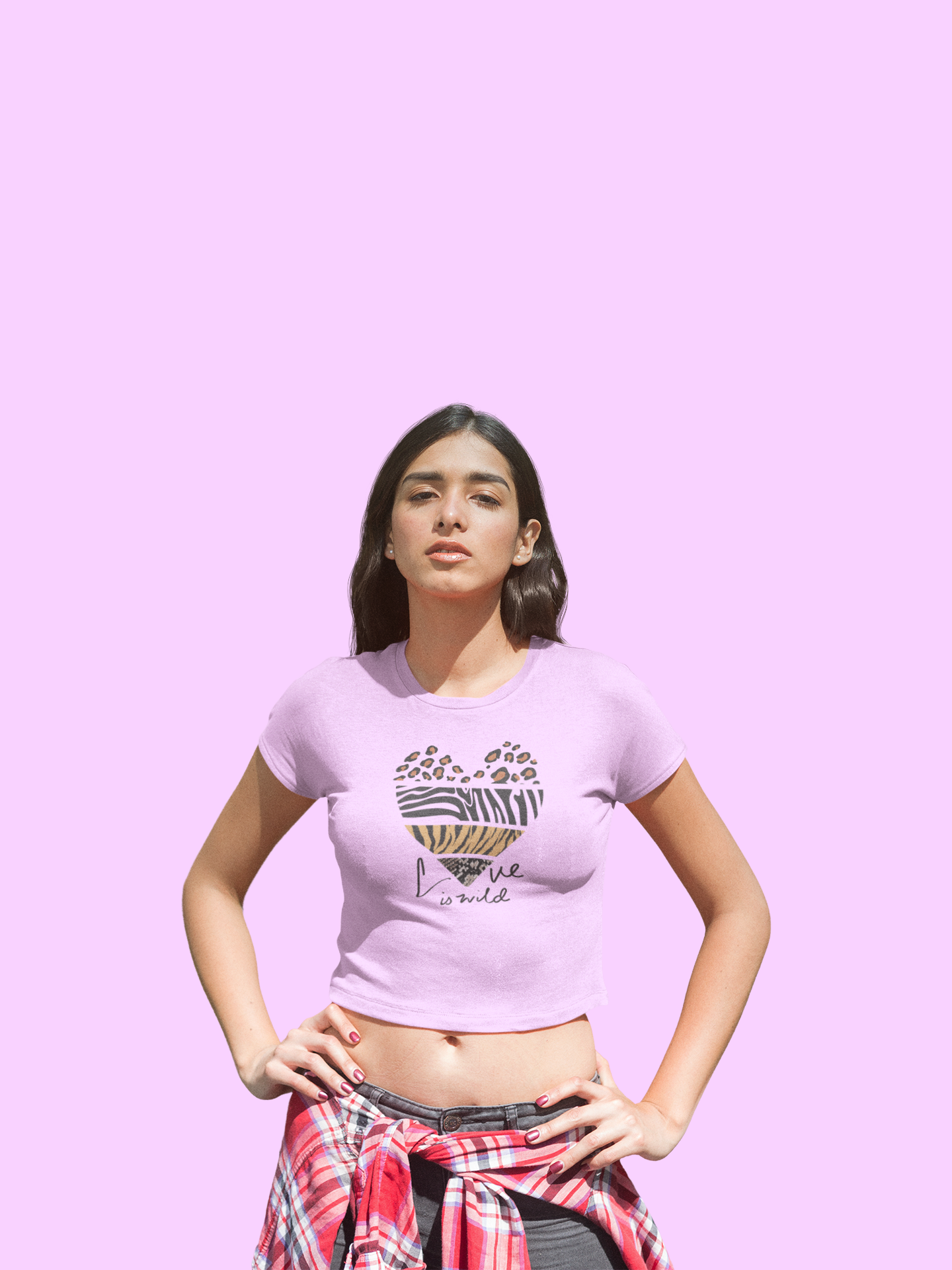 Love Is Wild Women Crop Top - Frabica