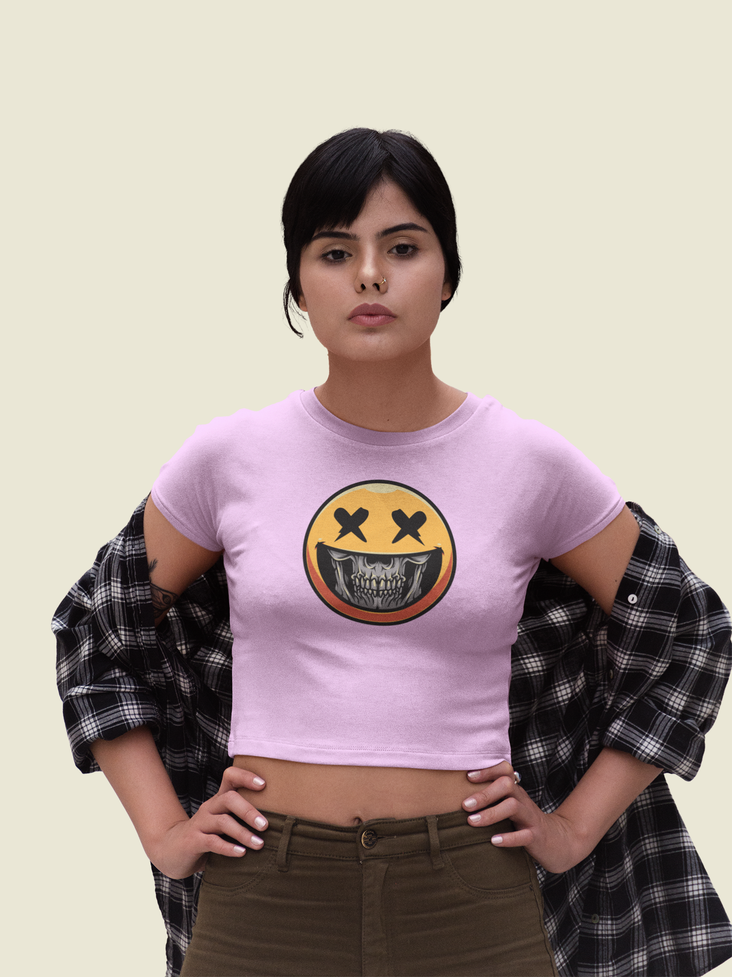 Emoji Women Crop Top - Frabica