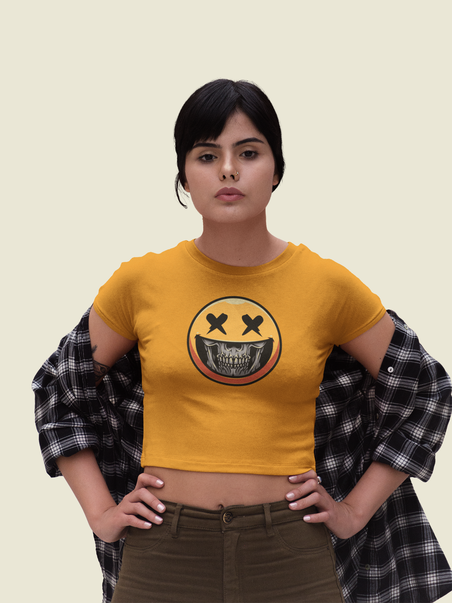 Emoji Women Crop Top - Frabica