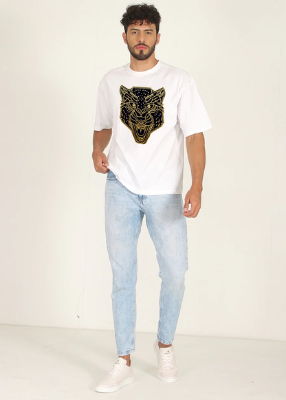 GOLDEN TIGER Oversized Printed T-shirt